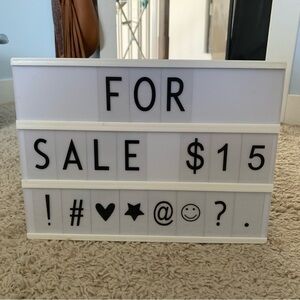 Decorative Light Board